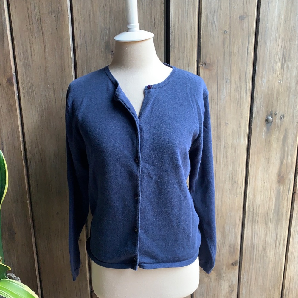 Talbots Kids blue cardigan